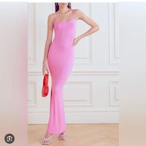 Skims soft lounge pink maxi dress *sold out online*